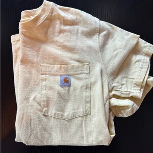 Light yellow Carhartt t shirt